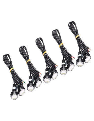 Lámparas LED Ojo de Águila DUNSIHUI 9W 6500K 10 Piezas