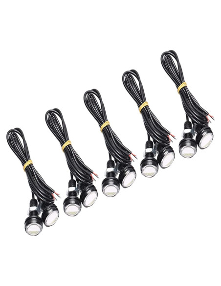 Lámparas LED Ojo de Águila DUNSIHUI 9W 6500K 10 Piezas