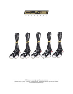 Lámparas LED Ojo de Águila DUNSIHUI 9W 6500K 10 Piezas 2