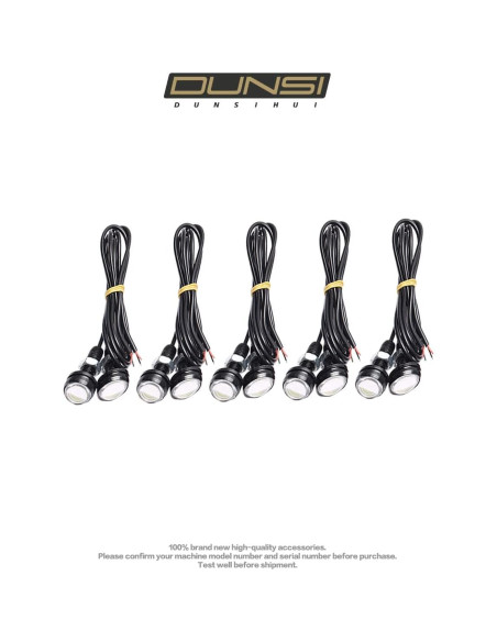 Lámparas LED Ojo de Águila DUNSIHUI 9W 6500K 10 Piezas