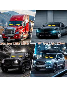 Luces Ojos del Diablo Qeeanmo LED 59.4cm Programables 2