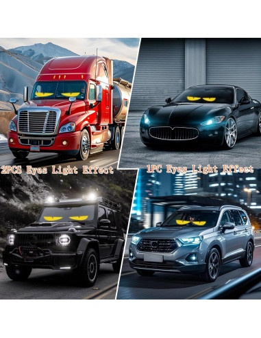 Luces Ojos del Diablo Qeeanmo LED 59.4cm Programables