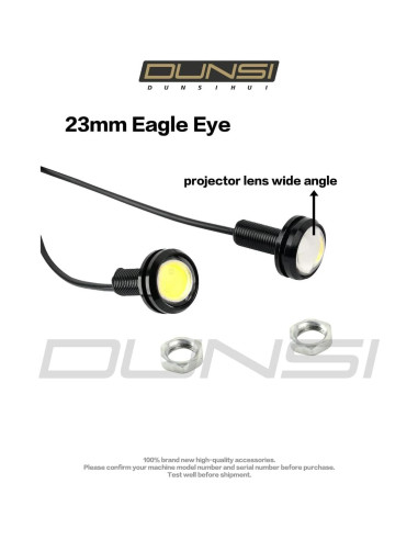 Lámparas LED Ojo de Águila DUNSIHUI 9W 6500K 10 Piezas