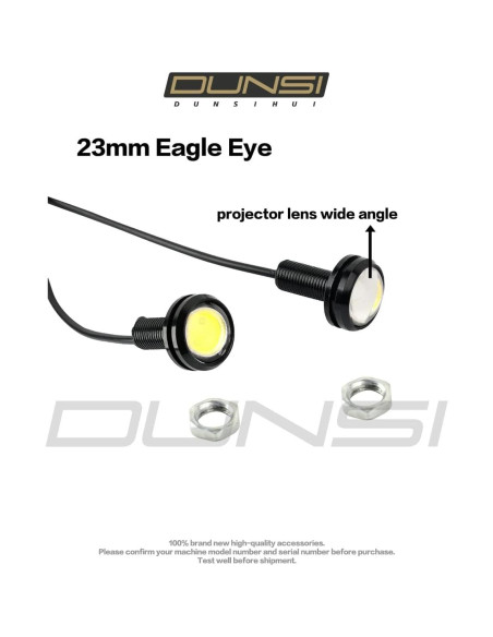 Lámparas LED Ojo de Águila DUNSIHUI 9W 6500K 10 Piezas