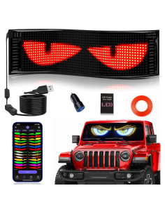 Señal LED Programable Tnuxey 38.1x10.2cm para Autos