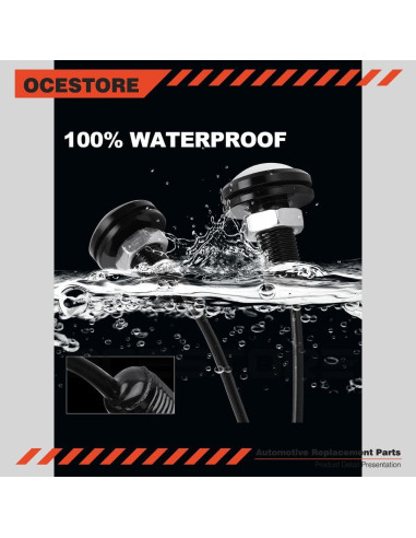 OCESTORE 10 Pcs Bombillas LED Ojo de Águila 12V 15W Impermeables