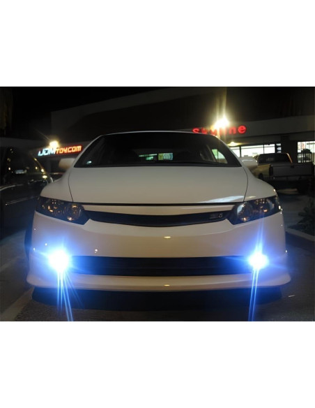 Luz LED Proyector iJDMTOY 2pcs 3-SMD Blanca 12V para Automóvil