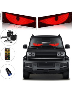 Luz LED Ojos de Diablo UPONELED 2PCS Flexible 37.4x9.2cm 2