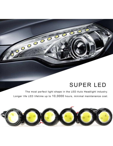 Luces de Niebla LED Kawell Eagle Eye 6 Pack 9W Blanca