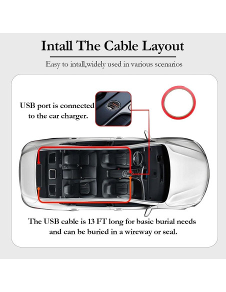 Luces LED Ojos del Diablo JKCUYOO para Autos, 11 Modos, USB