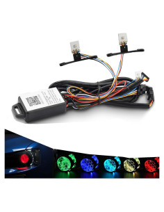 Ojos Demonio LED RGB YUFANYA 2.5" para Faro Proyector