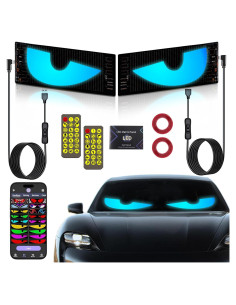 Luz LED Ojos de Diablo Highfound - 17.27x6.99 cm - Control Remoto