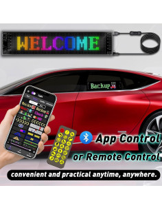 Luz LED Ojos de Diablo Highfound - 17.27x6.99 cm - Control Remoto 2