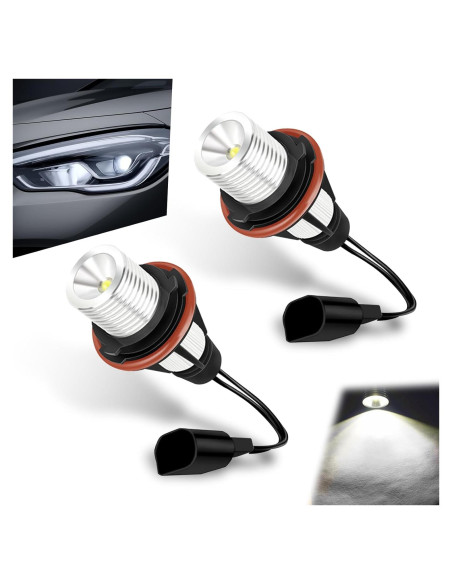 Luz LED Angel Eye Fluher 2 PCS 6500K para BMW E39 E60