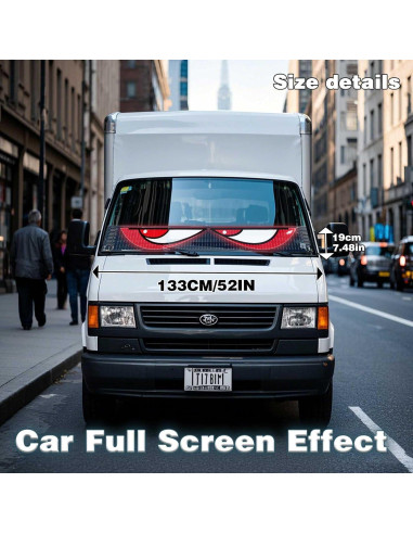 Luz LED Ojos de Diablo para Parabrisas Genérico 133x19cm