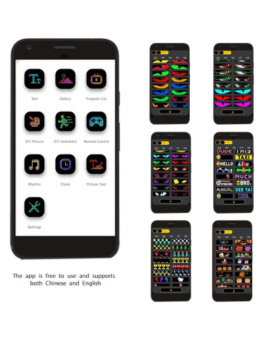 Luz LED Ojos de Diablo para Parabrisas Genérico 133x19cm