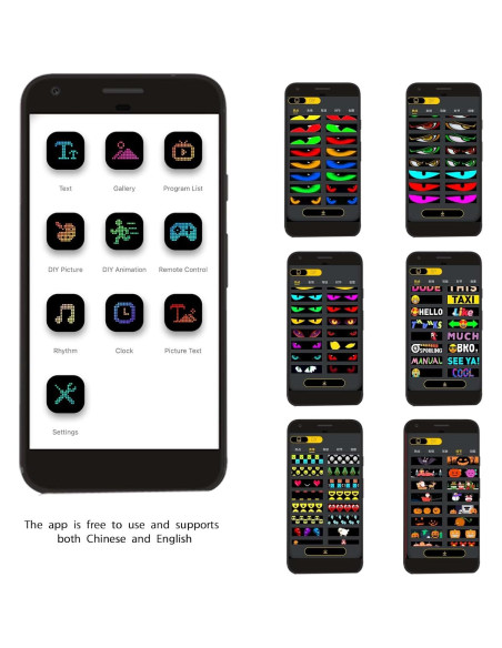 Luz LED Ojos de Diablo para Parabrisas Genérico 133x19cm