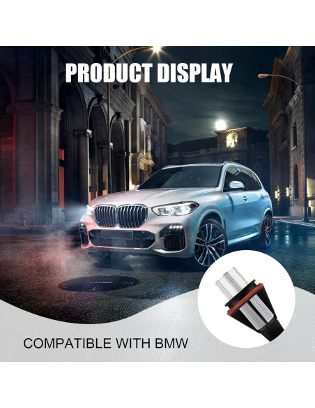 Luz LED Angel Eye Fluher 2 PCS 6500K para BMW E39 E60