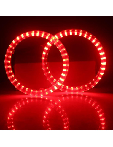 Anillos LED Ojos de Ángel Qasim 95mm RGB Control APP 12V