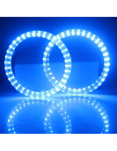 Anillos LED Ojos de Ángel Qasim 95mm RGB Control APP 12V