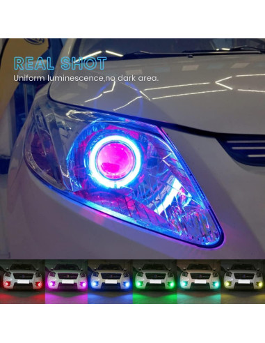 Ojos de Ángel RGB 80MM YM E-Bright con Control Bluetooth