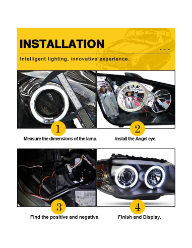 Luz de Niebla LED Qasim 70MM Blanco 540LM 12V-24V