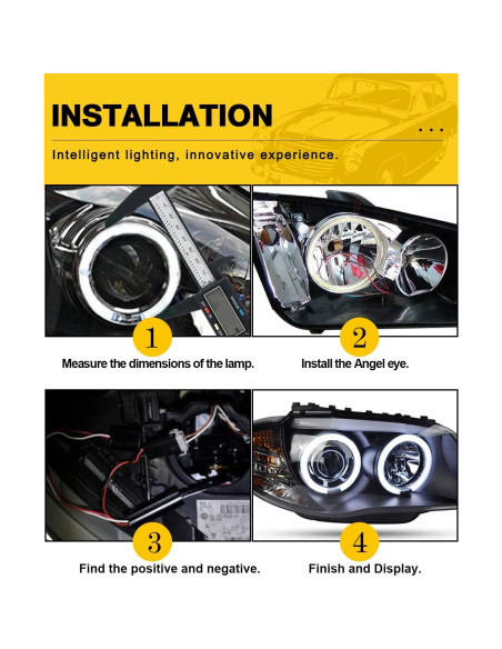 Luz de Niebla LED Qasim 70MM Blanco 540LM 12V-24V