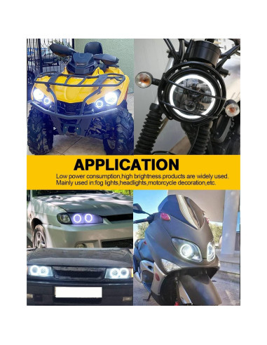 Luz de Niebla LED Qasim 70MM Blanco 540LM 12V-24V