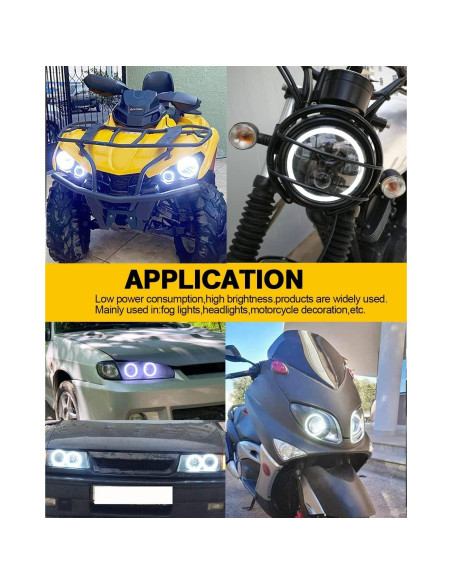 Luz de Niebla LED Qasim 70MM Blanco 540LM 12V-24V