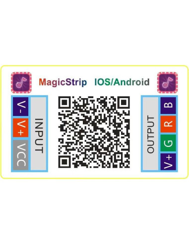 Anillos Halo LED RGB Grandview 70MM Control Bluetooth 12V