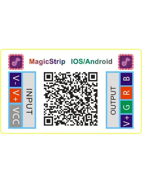 Anillos Halo LED RGB Grandview 70MM Control Bluetooth 12V