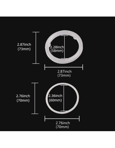 Luz LED Ojos de Ángel Grandview 70MM 60SMD Rojo 12V