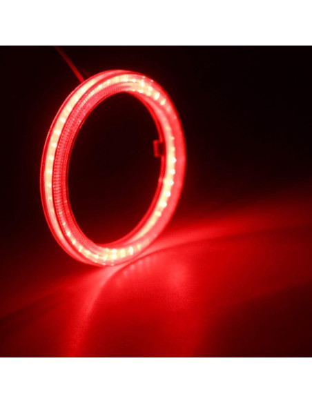 Luz LED Ojos de Ángel Grandview 70MM 60SMD Rojo 12V