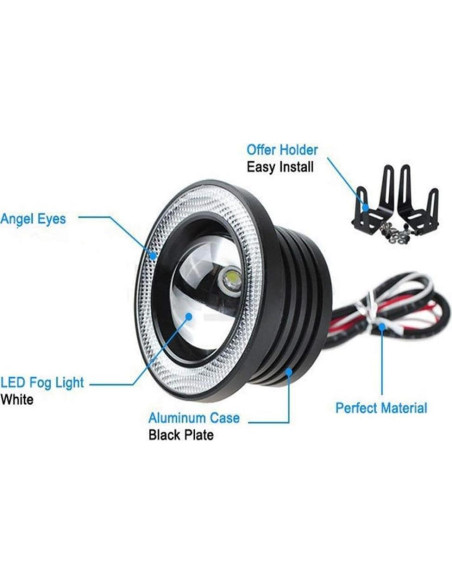 Bombillas de Niebla LED Socal 3.5" RGB Multicolor - Paquete de 2