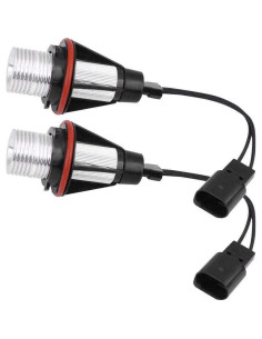 2 Bombillas LED Ojos de Ángel 5W Blancas para BMW E39 E60 E63 2