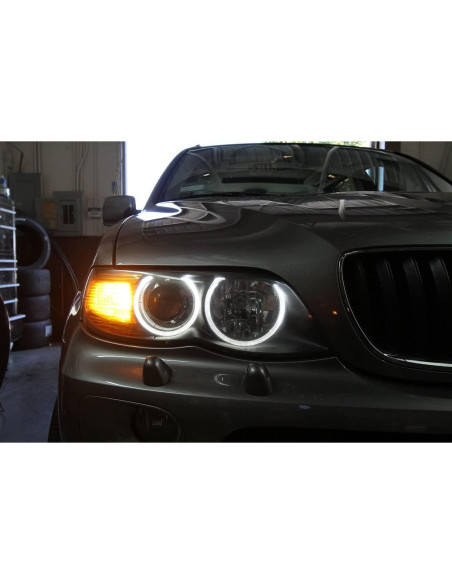 2 Bombillas LED Ojos de Ángel 5W Blancas para BMW E39 E60 E63