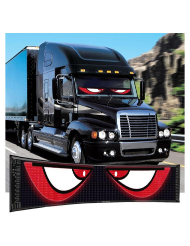 Luz LED Programable Ojos del Diablo Genérico 132.1x19.1 cm