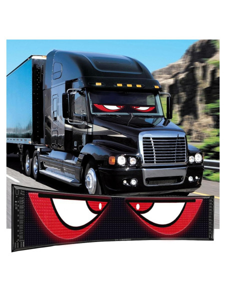 Luz LED Programable Ojos del Diablo Genérico 132.1x19.1 cm