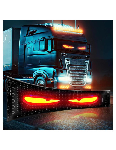 Luz LED Ojos del Diablo Goodream 132cm x 19cm para Auto
