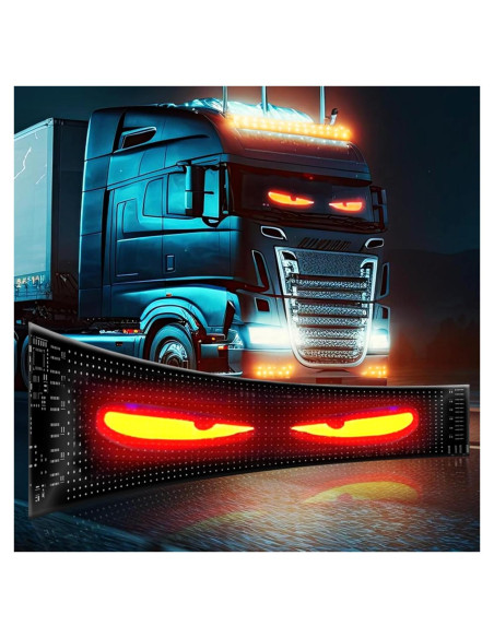 Luz LED Ojos del Diablo Goodream 132cm x 19cm para Auto