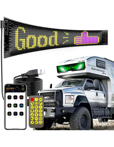 Luz LED Ojos del Diablo Goodream 132cm x 19cm para Auto