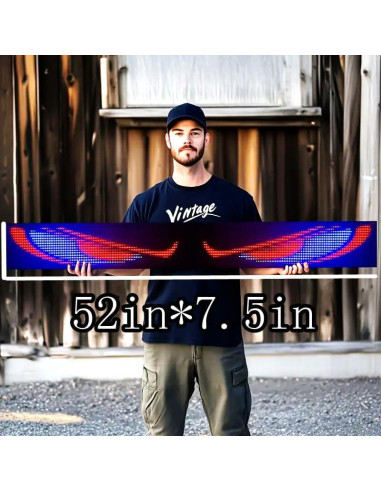 Luz LED Ojos del Diablo Goodream 132cm x 19cm para Auto