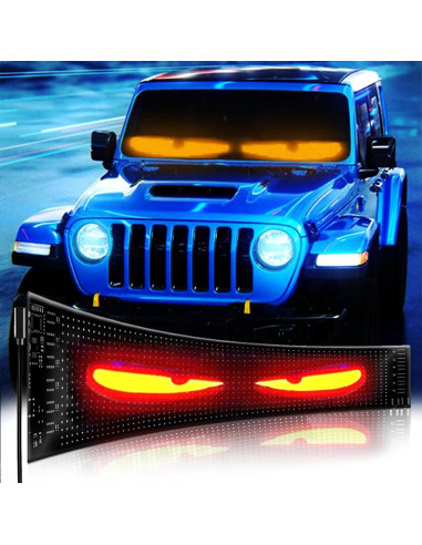 Luz LED Ojos del Diablo Goodream 132cm x 19cm para Auto
