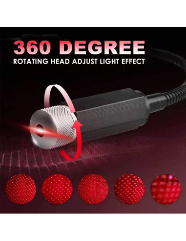 Luz Nocturna Estrella LEDCARE para Coche y Habitaciones USB