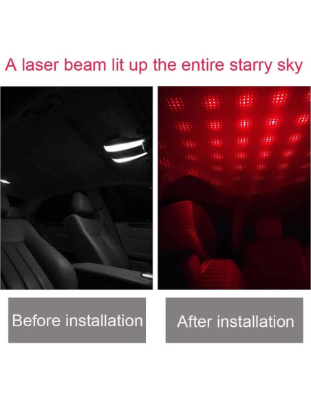 Luz Nocturna Estrella LEDCARE para Coche y Habitaciones USB