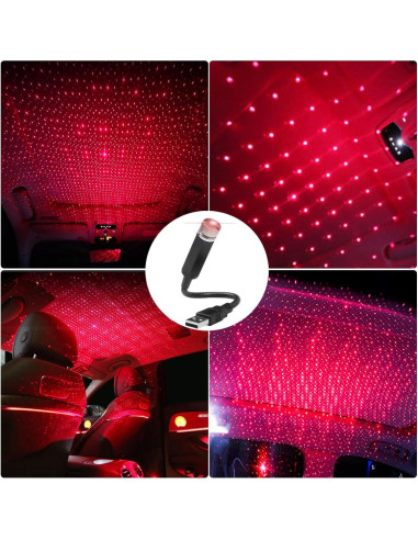 Luz Nocturna Estrella LEDCARE para Coche y Habitaciones USB