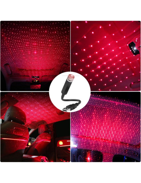 Luz Nocturna Estrella LEDCARE para Coche y Habitaciones USB