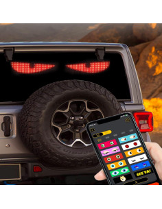 Pantalla LED Ojos de Diablo RIWALIEX DP01 60x12 cm Programable 2