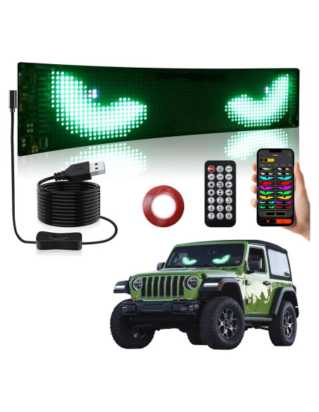 Luces LED Ojos del Diablo ICEFLY para Parabrisas 89.9cm