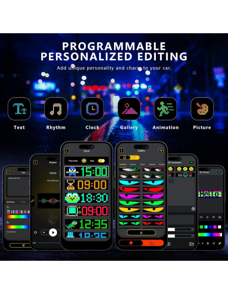 Luces LED Ojos del Diablo ICEFLY para Parabrisas 89.9cm